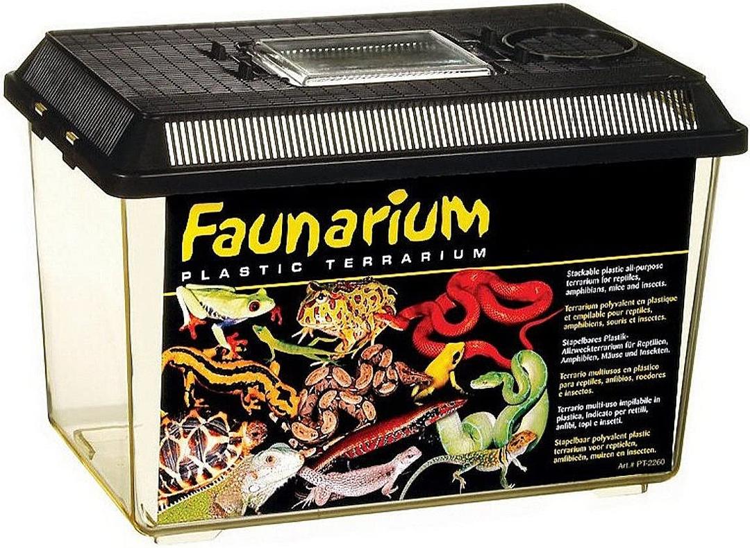 Exo Terra Faunarium, Plastic Reptile Terrarium, Medium
