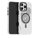 Aulumu A16 iPhone 16 Pro Magnetic Thermal Case | Updated Camera Control | IMD Technology | Compatible with Magsafe | Complete Wrap-Around | Touch Translucent White