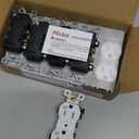 AIDA 20 Amps Outlets Duplex Electrical Receptacle Outlets, Electrical Outlet, 20Amp 125V Heavy-Duty Wall Outlet, Residential, 3-Wire, Self-Grounding, UL Listed, Side Wire (10 Pack, White)