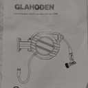 Tuyeho Retractable Garden Hose Reel 100FT, Wall Mount Heavy Duty Water Hose Reels with Automatic Slow Rewind System, Outdoor Hoses Reel with 2 Hose Nozzles for Garden Watering, Car Wash, Pet Shower, 1/2 "100ft