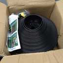 102FT Landscape Edging 4 in Tall with 110 Spikes, Garden Edging Border and 1 Hammer, Plastic Landscape Edging Border Lawn Edging for Landscaping, Flower Beds, Yard