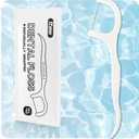 150 Count Dental Flossers Each Individually Wrapped, Floss Singles Bag, Travel Hotel Restaurant Office Car Dental Floss, Floss Picks Oral Care Teeth Clean Flat Wire