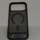 Temdan Designed for iPhone 17 Pro Case, [Built-in Invisible Kickstand][Compatible with MagSafe][Military Grade Shockproof] Slim Translucent Matte Phone Case for iPhone 17 Pro 6.3 inch (Black)