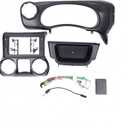 Car GPS Navigation Stereo Compatible With Wrangler 2015 2016 2017 Radio Fascias Panel Frame Fit 2Din 10.1 Inch In Dash Headunit Screen(White)