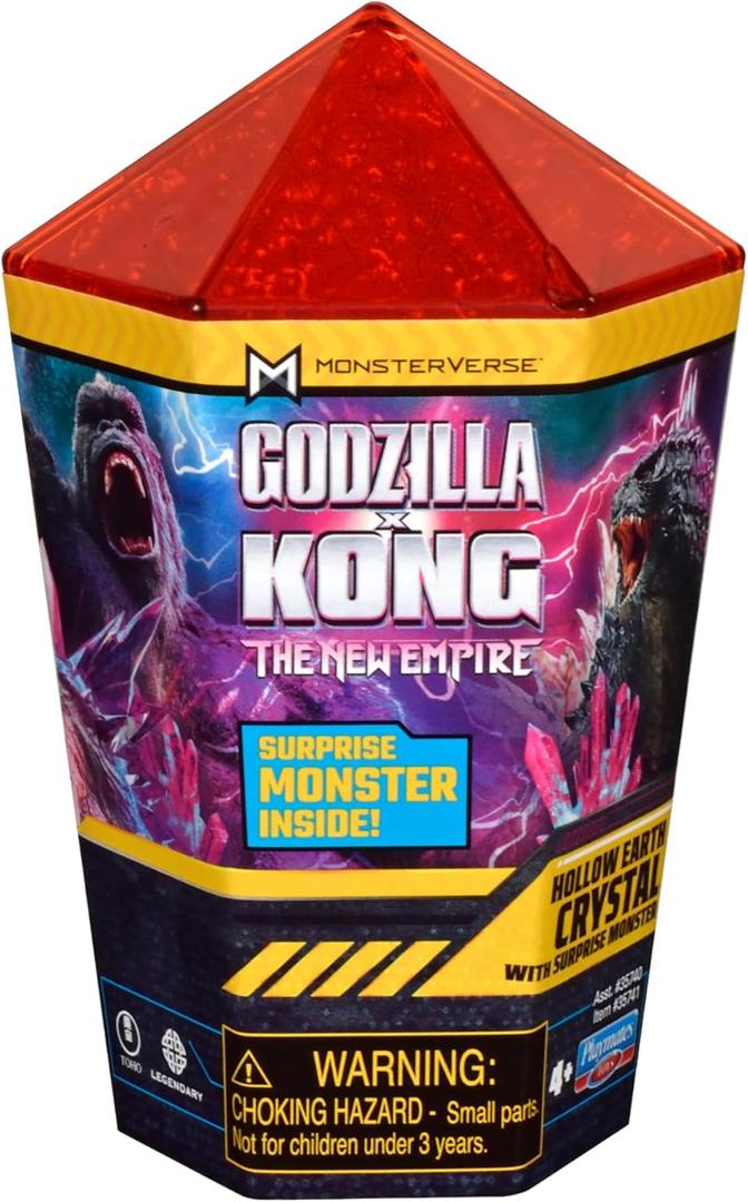 Godzilla x Kong : The New Empire - Hollow Earth Crystal with Mini Monster - 1 Assorted Crystal