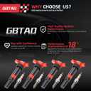 Set of 4 Ignition Coil Pack and Platinum Spark Plug for 1.8L 2.0L L4 2011-2019 Hyundai Elantra GT Coupe Tucson Kia Forte Soul Replaces UF651 C1804