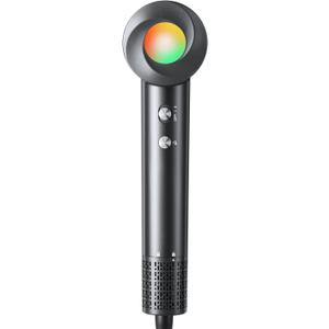 160000 RPM High-Speed Ionic Hair Dryer, Lightweight Portable Blow Dryer with 500 Million Negative Ions, Black