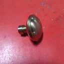 20 Pack 1-1/4 Inch Kitchen Cabinet Knobs - Brushed Satin Brass Zinc Drawer Pulls - Round Gold Handles for Dresser Drawers