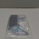 Hippie Sunglasses 70s Round Hippie Glasses Party Decoration Sunglasses for Women with Colored Glasses Cloth (A11-clear Blue)