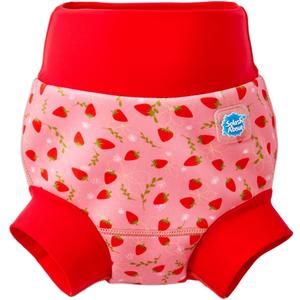 Splash About Happy Nappy Reusable Swim Diaper, Strawberry Field, 3-6 Months