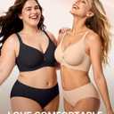 LetsJoli Wireless Bras for Women No Underwire Jelly Bras Seamless Push Up Full Coverage Bralettes Comfortable Everyday Bra (XL)