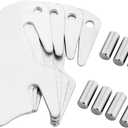 Universal Wood Rail Hook Plates for Footboard Frame, Replacement Wooden Bed Frame Bracket Headboard (Set of 4)