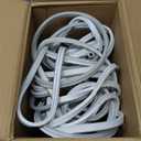 LED Neon Rope Lights, 16.4ft/5m Warm White Neon Light Strip,12V Flexible Waterproof LED Strip, Silicone Neon Lights for Kitchen Bedroom Indoor Outdoor Decoration (Power Adapter not Included)