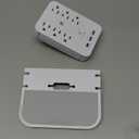 Wall Outlet Extender with Surge Protector, PD 30W USB-C Charger, 6 AC Outlets, Shelf, 2 USB & USB C Charging Ports - Home & Dorm Plug Expander