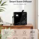 2026 Upgraded 3500 Sq.Ft HVAC Scent Diffuser for Home | Smart Whole House Waterless Diffuser with App & Remote Control, Hotel Collection Diffuser, Cold Air Tech, 600mL, Marble Black, U5 Pro + remote control