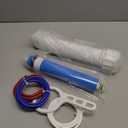 100GPD Reverse Osmosis Membrane Kit with RO Membrane Housing,Wrench,1/4" Quick-Connect Fittings,Check Valve and Water Pipe Replacement for Under Sink Home Drinking RO Water Filter System