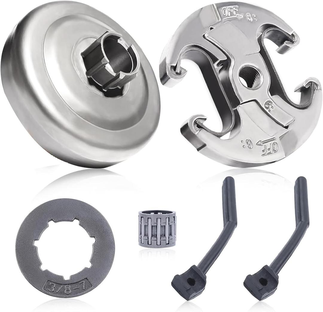 3/8 Clutch Drum Rim Sprocket Cover Bearing Kit For Husqvarna 455 460 Rancher 461 Chainsaw Replacement Parts 537291602