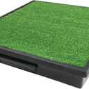 PetSafe Pet Loo Indoor Pet Toilet, Portable Dog Potty Station, Grass Pad Tray of Synthetic Grass Mat, Easy to Clean, Large (Large (Pack of 1))