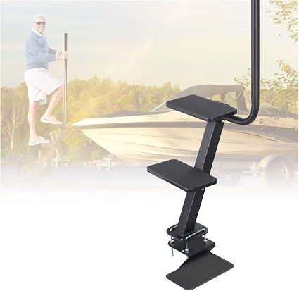 Sidasu 3 Step Boat Trailer Steps, Boat Steps with Handle Non Slip
Boat Ladder Trailer Tongue Step with Handle, Fits Most Width 3” and Height 3"-5" trailer tongues Bass Boat, Pontoon Boat