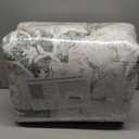 Boho Washable Area Rug 5x7, Spill-Proof Surface, Non-Slip Backin,Low Pile Faux Wool Large Printed Rugs for Living Room,Bedroom, Dining Room, Kitchen Floor, Small Office(Beige, 5x7)