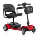 Rascal Venture 4-Wheel Portable Mobility Scooter for Travel, Easy Disassembly, Compact Design, 300 lb Capacity, Battery Included