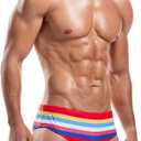 Men Swimwear Swimming Briefs Bikini Boxer Trunks Swimsuits Bathing Suits, Small