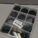 12Pcs 2.36in Velvet Christmas Tree Balls Ornaments Plastic Flocked Shatterproof Handmade Hanging Decoration Plush Balls Sets for Christmas (Green)