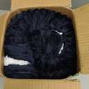 Heated Blanket Electric Throw, Soft Flannel Heating Blanket with 8 Hours Auto Off 10 Fast Heating Levels Machine Washable Sherpa Heated Blanket with Overheating Protection