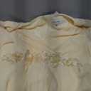 Ruffles Sleeve A-Line Chiffon Waist Applique Maxi Wedding Guest Dress, Size 14