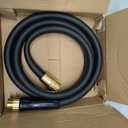 Giraffe Tools Garden Hose 6ft x 5/8", Short Water Hose Heavy Duty, Lightweight, Flexible Hybrid Hose with Swivel Handle, Male to Female Fittings