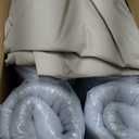 Outdoor Chair Cushions Set of 4, Waterproof Backrest and Deep Seat Cushion Set for Patio Furniture, Outdoor Sofa Replacement Cushions with Removable Cover, 24 x 24 Inch, Cream