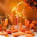 Amyhill 12 Pcs 1.9 x 4.9 Inch Thanksgiving Fake Corn Ornament Artificial Corn for Family Farmhouse Autumn Table Decor Photoshoot Kitchen Party Home, 3 Styles