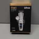 Ufree Beard Trimmer for Men, Waterproof Electric Razor for Nose, Body, Face & Mustache, Cordless Hair Clippers Shavers Grooming Kit, Gifts for Men Husband Father (Silver)