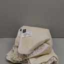 2 Piece Bathroom Rugs Bath Mat Set - Soft Plush Chenille Shower Mats, Durable Bath Rug With Rubber Backing, Ultra Absorbent, Bathtub Mat - 30x20 + 24x17 Inch (04 Ivory)