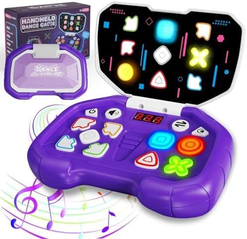 Handheld Games for Kids Ages 4-8,Light Up Electronic Fast Press Game,Puzzle Sensory Toys for Kids 8-12,Fidget Games Travel Toys for Boys Girls Birthday Gifts for 6 7 8 9 10 11 12 Years Old Kids Teens, Pack of 2
