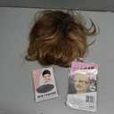 RENERSHOW Ombre Blonde Highlight Short Wigs for Women Mixed Blonde Layered Short Hair Wig with Bangs Cute Natural Synthetic Wig