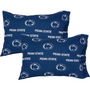 College Covers Everything Comfy Penn State Nittany Lions Pillowcase Pair, Standard, 20" x 30", Includes 2 Pillowcases