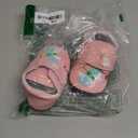 HsdsBebe Baby Boys Girls Pu Leather Hard Bottom Walking Sneakers Toddler Rubber Sole First Walkers Infant Cartoon Slippers Crib Shoes, 3