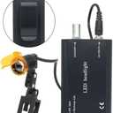 Dental Loupes with Light 2.5X 3.5X Surgical Binocular Magnifier & Dental Headlight with Filter (3.5X-420)