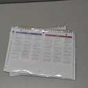 2026 Calendar, 2026 Wall Calendar 12 Month, 8.5" x 11", Jan 2026 - Dec 2026, 3-Hole Punched Binder Calendar, Memoranda Lined Pages with Thick Paper, Spiral Binding, Holidays, Moon Phases, Blue 4Pack