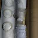 Jonsi Gold 5-Light Bathroom Vanity Light with Glass Shade, Modern Gold Bathroom Lights Over Mirror, W 40.2 x H 10.7 inches