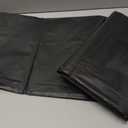 Biscaynebay Textured Fabric Tablecloths 52x70 Rectangular, Black Water Resistant Spill Proof Tablecloths for Dining, Kitchen, Wedding and Parties, Machine Washable