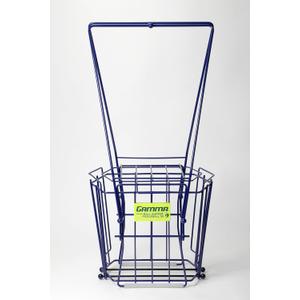 Gamma Sports Pickleball Hopper  50 Ball Picker Upper with Hexagonal Basket, Reinforced Welds, Carbon Steel Wires & Attached Lid for Durable Pickleball Storage