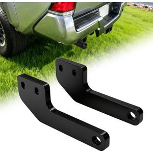 Rear Tow Hooks Kit, Rear Recovery Points for 2024 2025 Toyota Tacoma | 2PCS Steel Construction Recovery Points Hooks, Black Tow Hook
