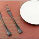 6-Piece Flatware Set,Extra Thick Heavy Duty - 18/10 Stainless Steel Cutlery Sets,High Matte Finish Black Flatware Sets Service for 1,Multipurpose Use for Home,Kitchen,Tableware Utensil Sets