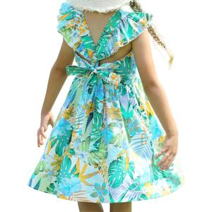 Kid Floral Cotton Girls Dresses Summer Girl Clothes