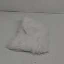 duduta Small White Faux Sheepskin Throw Rug 2x3 ft, Fluffy Shag Fur Chair Cover Washable (2x3ft)