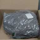 OLANLY Dog Door Mat for Muddy Paws 34x21, Absorbs Moisture and Dirt, Absorbent Non-Slip Washable Doormat, Quick Dry Chenille Mud Mat for Dogs, Entry Indoor Entryway Carpet for Inside Floor, Grey