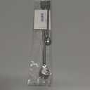 RLECS 3PCS 2 in 1 Stainless Steel Spoon Round Head Square Tail 16/20/30cm Each Lab Sampling Spoon Mixing Spoon Flat Head Multi-Purpose Spoon Bottle Scooping Spoon Stirring or Levelling Spoon