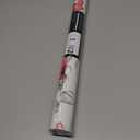 Halloween Skull Floral Peel and Stick Wallpaper Red Sugar Skull Floral Gothic Wallpaper Vinyl Removable Self Adhesive Wall Paper for Bedroom Cabinets Accent Wall Decorations 17.3"x118"